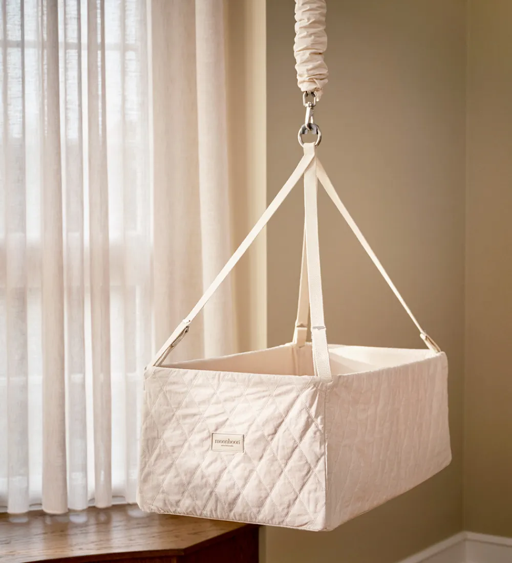Senge-Moonboon Vugge - 80x45x30 cm - Nature