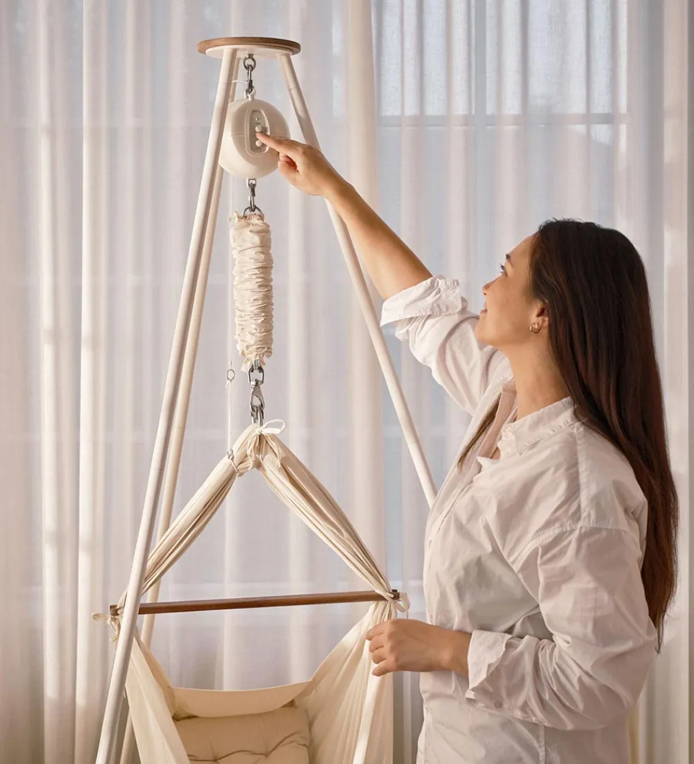 Senge-Moonboon Vuggemotor - Connect - White Cream