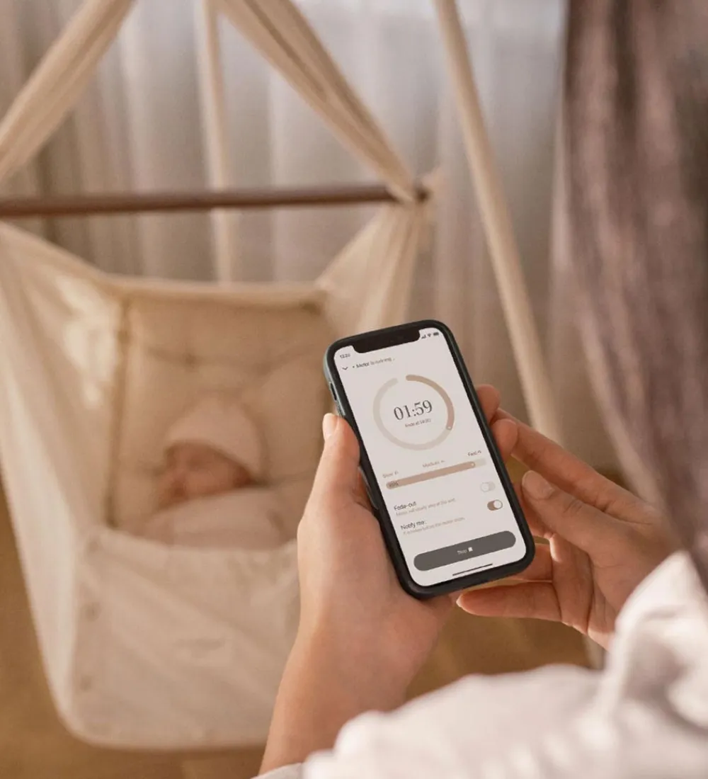 Senge-Moonboon Vuggemotor - Connect - White Cream