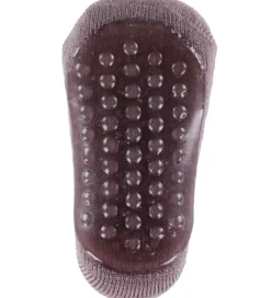 MP Strømper*Strøer m. Antiskrid - Uld - Dark Purple Dove