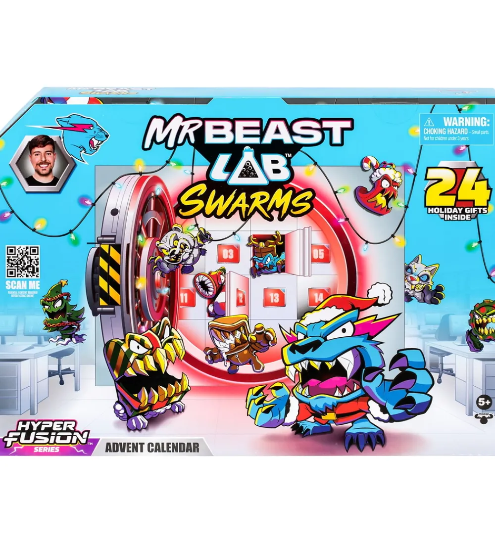 Konstruktionslegetøj|Julekalender-Julekalender Mr. Beast - Lab Swarms - 24 Låger