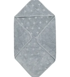 Babyhåndklæde- Og Poncho|Håndklæder-Müsli Babyhåndklæde - 70x70 - Jasmin Blue