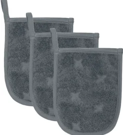 Müsli Vaskeklude*Badehandske - 3-pak - 14x18 cm - Stormy Blue
