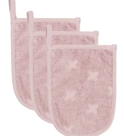 Müsli Vaskeklude*Badehandske - 3-pak - 14x18 cm - Nightingale