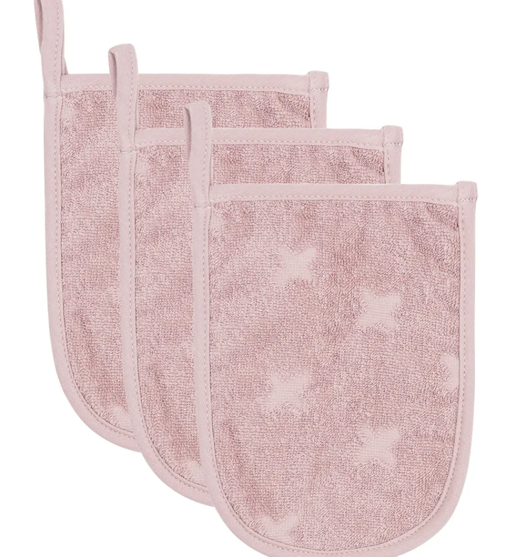 Müsli Vaskeklude*Badehandske - 3-pak - 14x18 cm - Nightingale