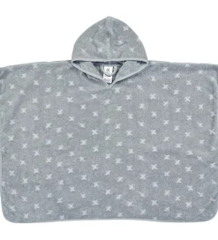 Babyhåndklæde- Og Poncho|Håndklæder-Müsli Badeponcho - Jasmin Blue