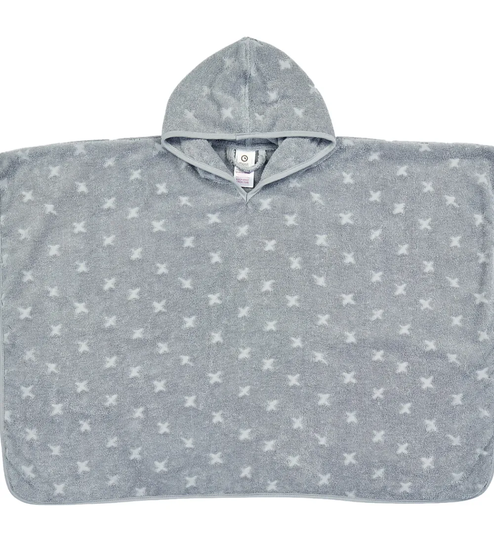 Babyhåndklæde- Og Poncho|Håndklæder-Müsli Badeponcho - Jasmin Blue