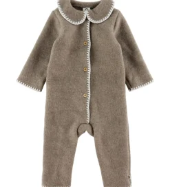 Basis-Müsli Køredragt - Uldfleece - Brown Melange