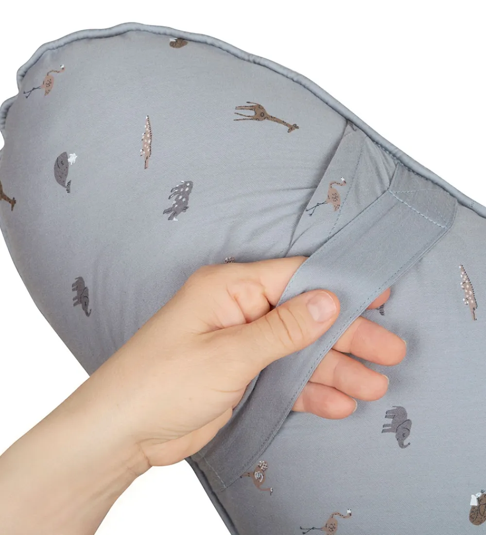 Pusletid|Puslepuder Og -Underlag-Müsli Puslepude - Sleepy Kapok - Jasmin Blue/Cashmere/Night Blue