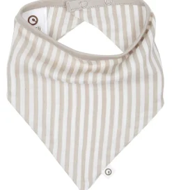 Müsli Savlesmække|Hagesmække*Savlesmæk - Stripe Muslin - Balsam Cream/Cashmere