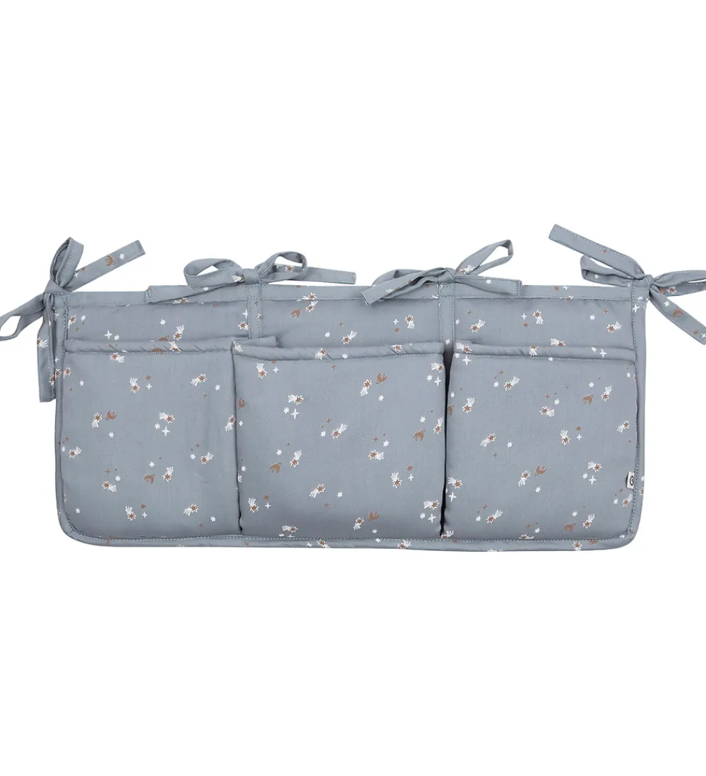 Müsli Sengelommer|Opbevaring*Sengelomme - 50x20 cm - Stars - Jasmin Blue/Balsam Cream/W