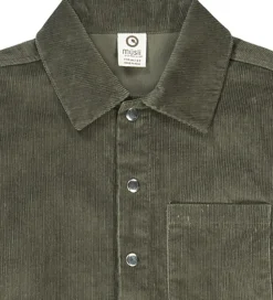 Skjorter-Müsli Skjorte - Fløjl - Deep Green