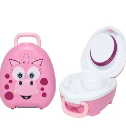 My Carry Potty Potter Og Toilethjælp*Bærbar Potte - Pink Drage