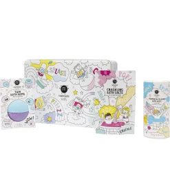 Bath Bombs-Nailmatic Badesæt - Box m. Badebombe, Badesalt, Knitrende Badesa
