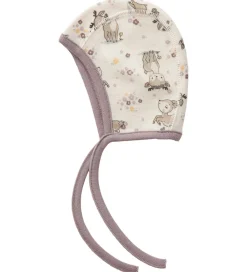 Babyhjelme-Name It Babyhjelm - Uld - NbfWillit - Lilac Ash/AOP