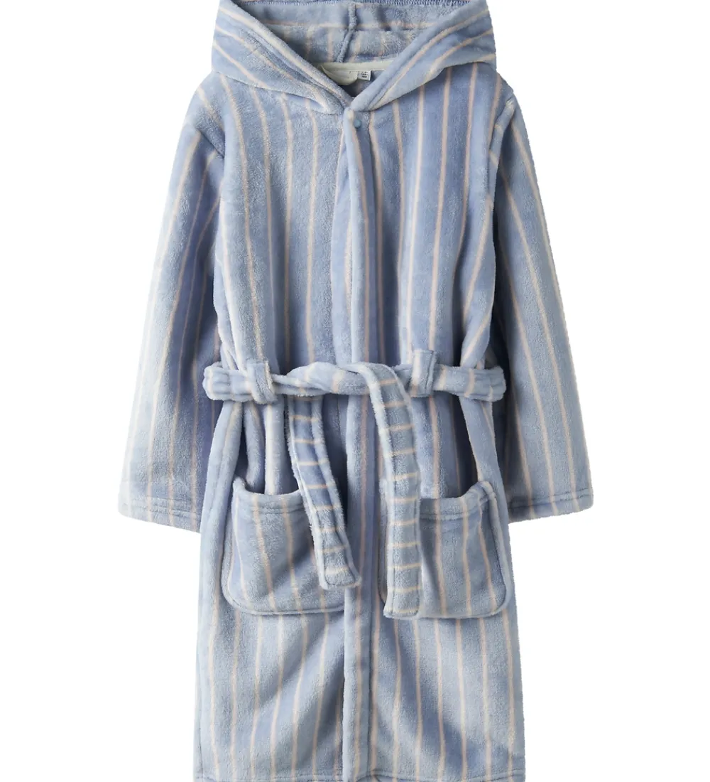 Badekåber-Name It Badekåbe - Velour - NkfRose - Kentucky Blue