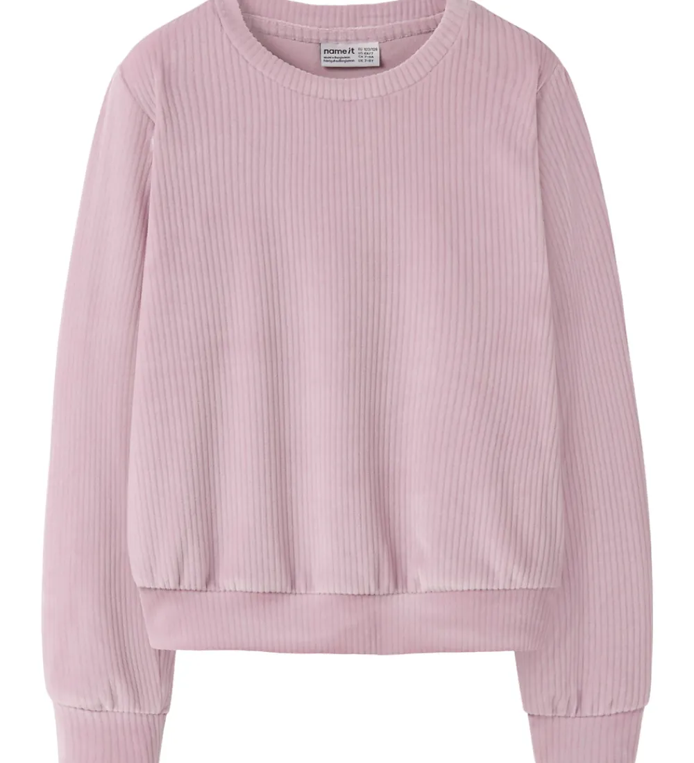 Name It Juletøj*Bluse - Fløjlsvelour - NkfVeloa - Keepsake Lilac