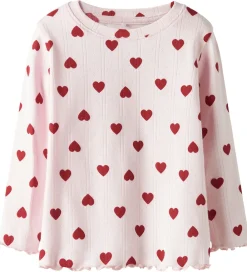 Juletøj-Name It Bluse - Hulmønster - NmfRusla - Mauve Morn m. Print