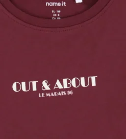 Name It Juletøj*Bluse - NmfVix - Burgundy/Out And About