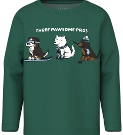 Name It Bluser*Bluse - NmmVux - Bistro Green/Ice Dogs