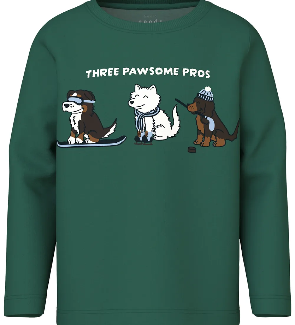 Name It Bluser*Bluse - NmmVux - Bistro Green/Ice Dogs