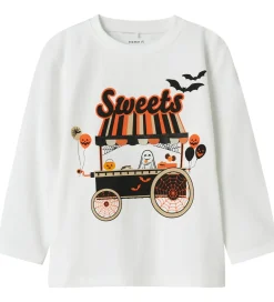 Halloween-Name It Bluse - NmnOakley - Bright White m. Print