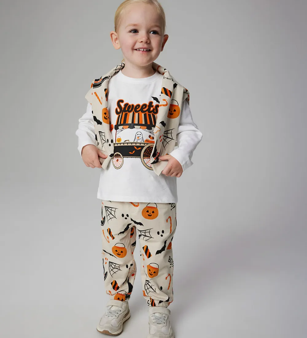 Halloween-Name It Bluse - NmnOakley - Bright White m. Print