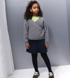 Bluser-Name It Bluse - Strik - NkfSanie - Grey Melange