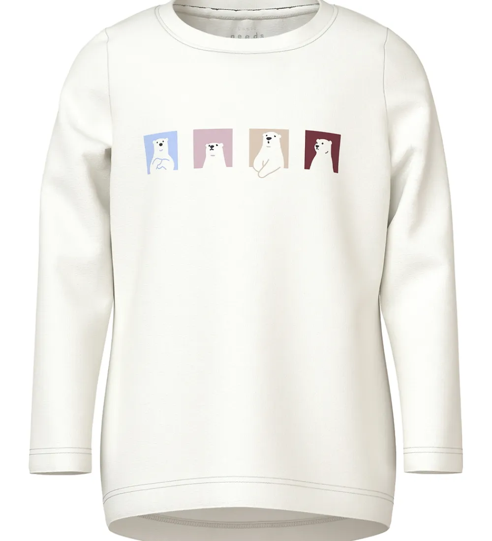 Bluser-Name It Bluser - 2-Pak - NmfVix - Cloud Dancer/Cement Penguin