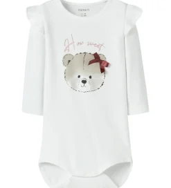 Name It Bodyer*Body l/æ - NbfRindy - Bright White
