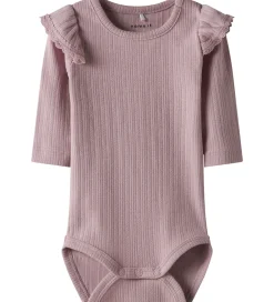 Bodyer-Name It Body l/æ - NbfSiva - Keepsake Lilac m. Hulmønster
