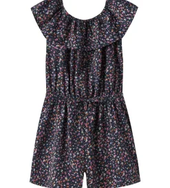 Name It Buksedragter*Buksedragt - NmfVinaya - Navy Blazer/Color Flower