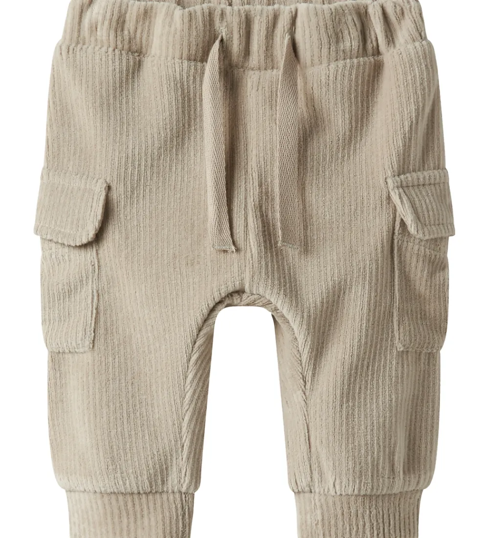 Bukser Og Jeans-Name It Bukser - Fløjlsvelour - NmmRonny - Island Fossil