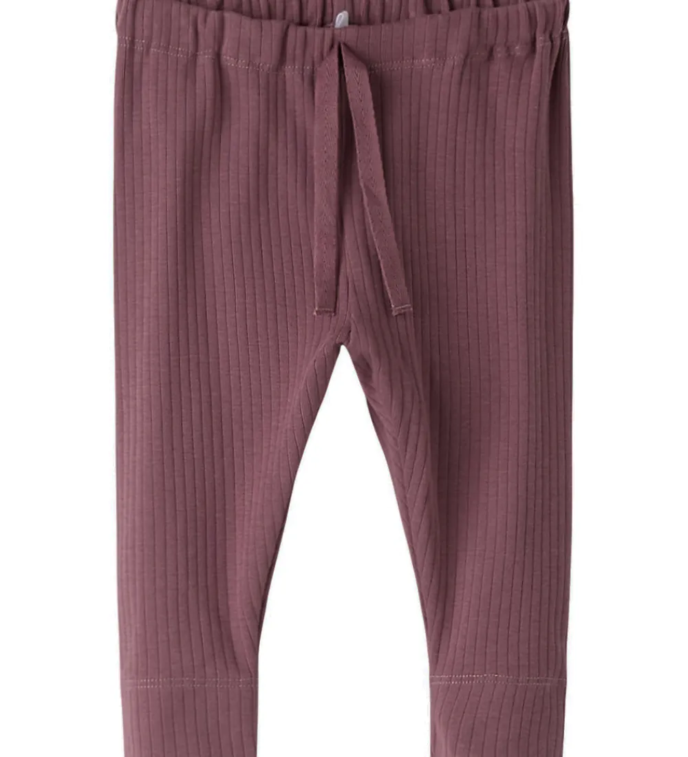 Bukser Og Jeans-Name It Bukser - NbfRinara - Grape Shake