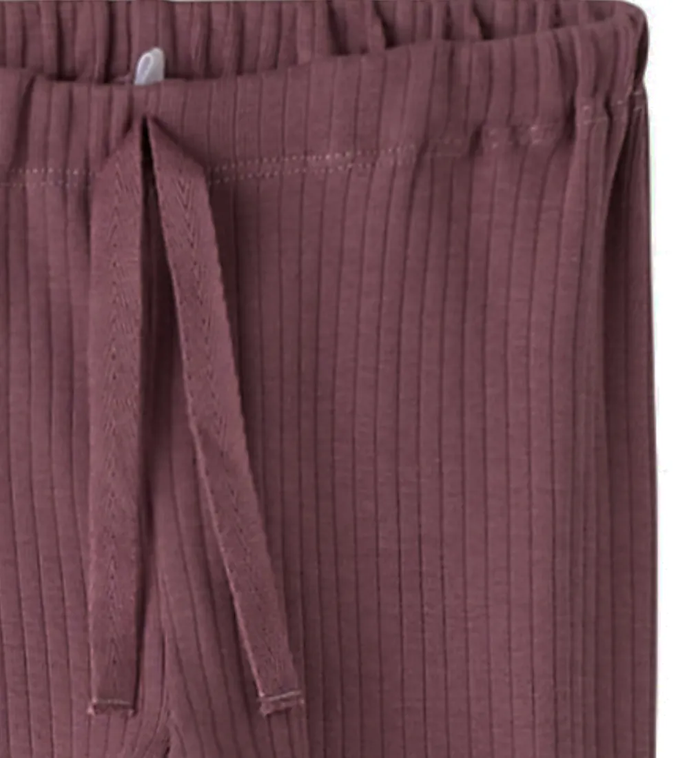 Bukser Og Jeans-Name It Bukser - NbfRinara - Grape Shake
