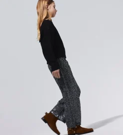 Name It Bukser Og Jeans|Pigetøj*Bukser - NkfSura - Sort m. Glimmer