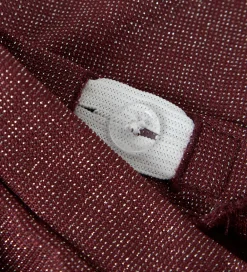 Name It Bukser Og Jeans*Bukser - NmfRoisin - Bootcut - Burgundy m. Glimmer