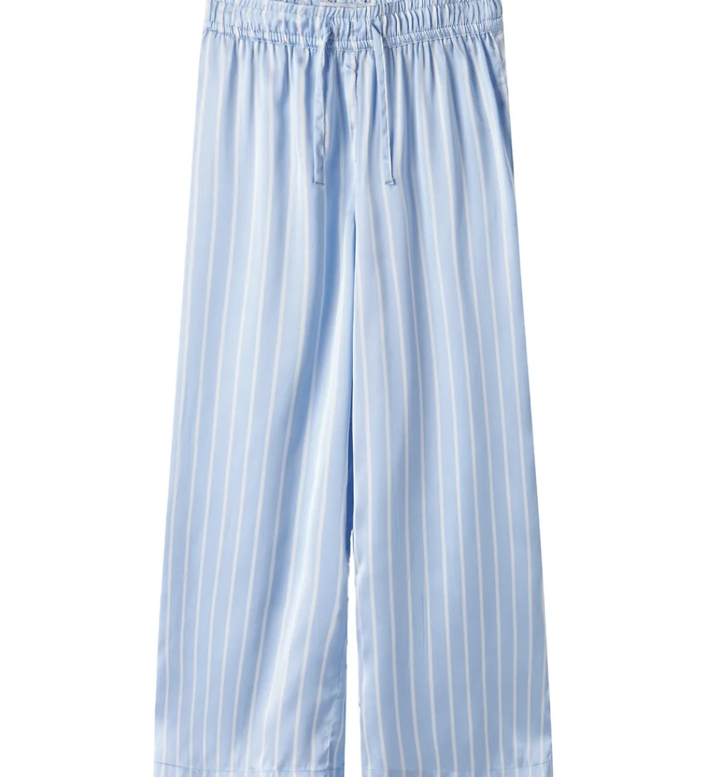 Nattøj-Name It Bukser - Satin - NkfRuth - Kentucky Blue