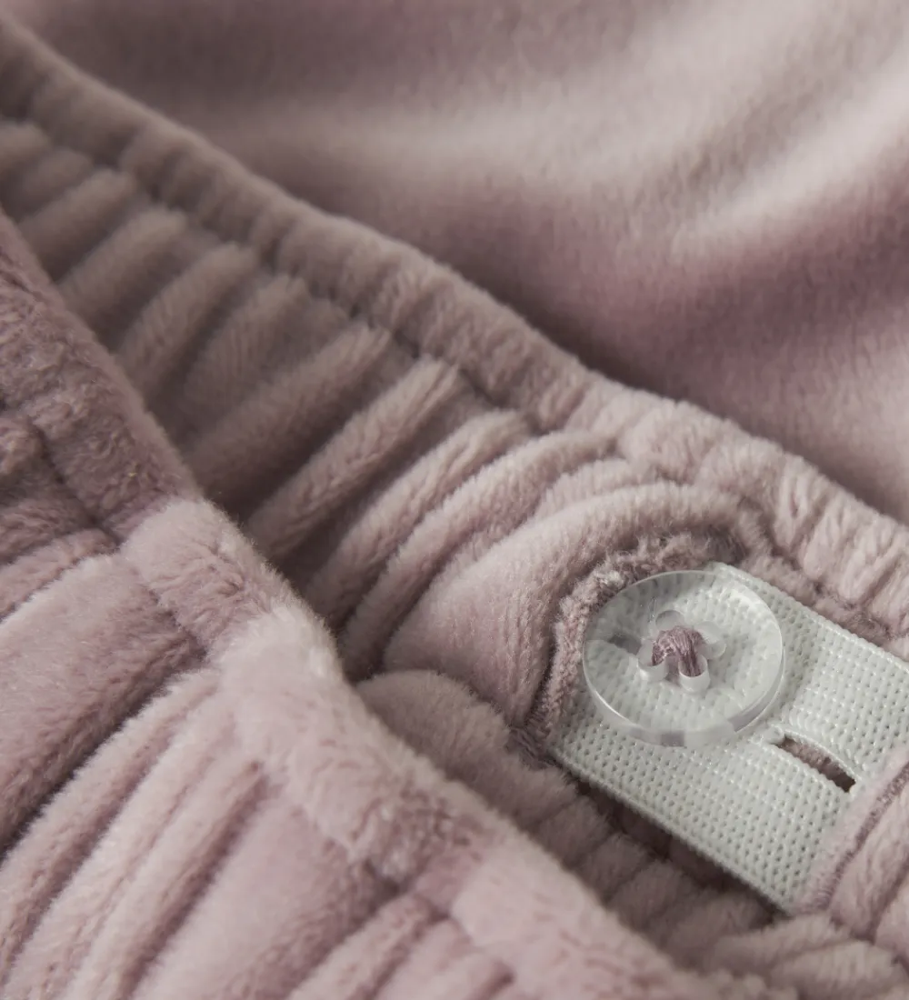 Bukser Og Jeans-Name It Bukser - Velour - NkfSelour - Keepsake Lilac