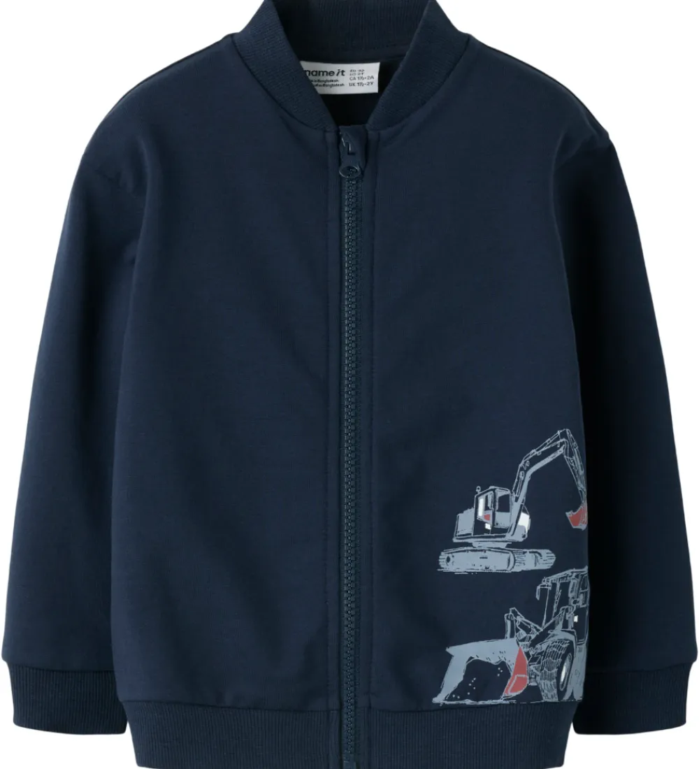 Cardigans-Name It Cardigan - NmmStorm - Navy Blazer