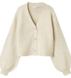 Name It Striktrøjer*Cardigan - Strik - NkfNina - Peyote Melange