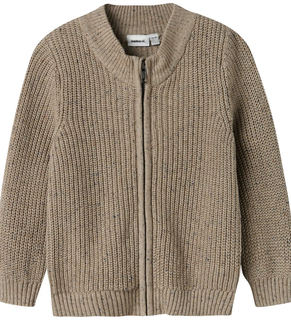 Striktrøjer-Name It Cardigan - Strik - NmmNorman - Island Fossil