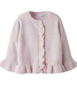Cardigans-Name It Cardigan - Strik - NmfSupia - Keepsake Lilac