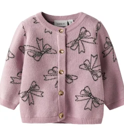 Name It Juletøj|Cardigans*Cardigan - Strik - NbfRebowie - Keepsake Lilac