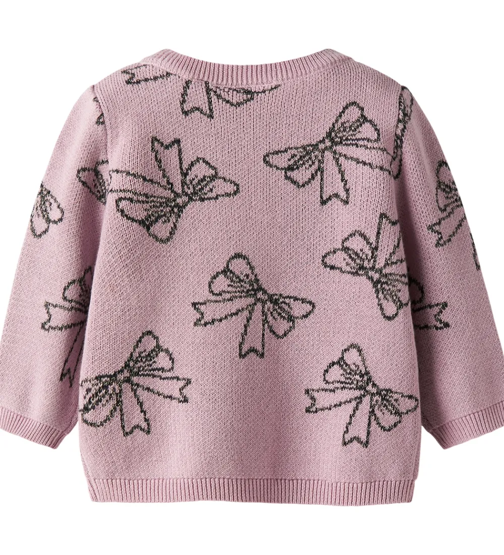 Name It Juletøj|Cardigans*Cardigan - Strik - NbfRebowie - Keepsake Lilac