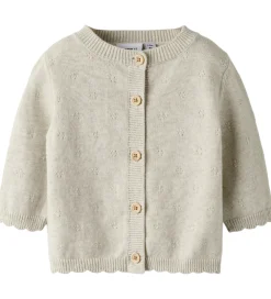 Cardigans-Name It Cardigan - Strik - NmfSully - Peyote Melange