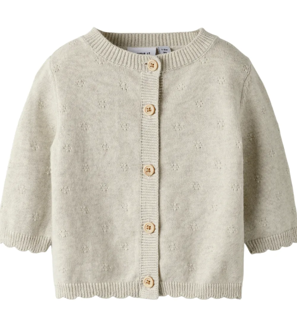 Cardigans-Name It Cardigan - Strik - NmfSully - Peyote Melange