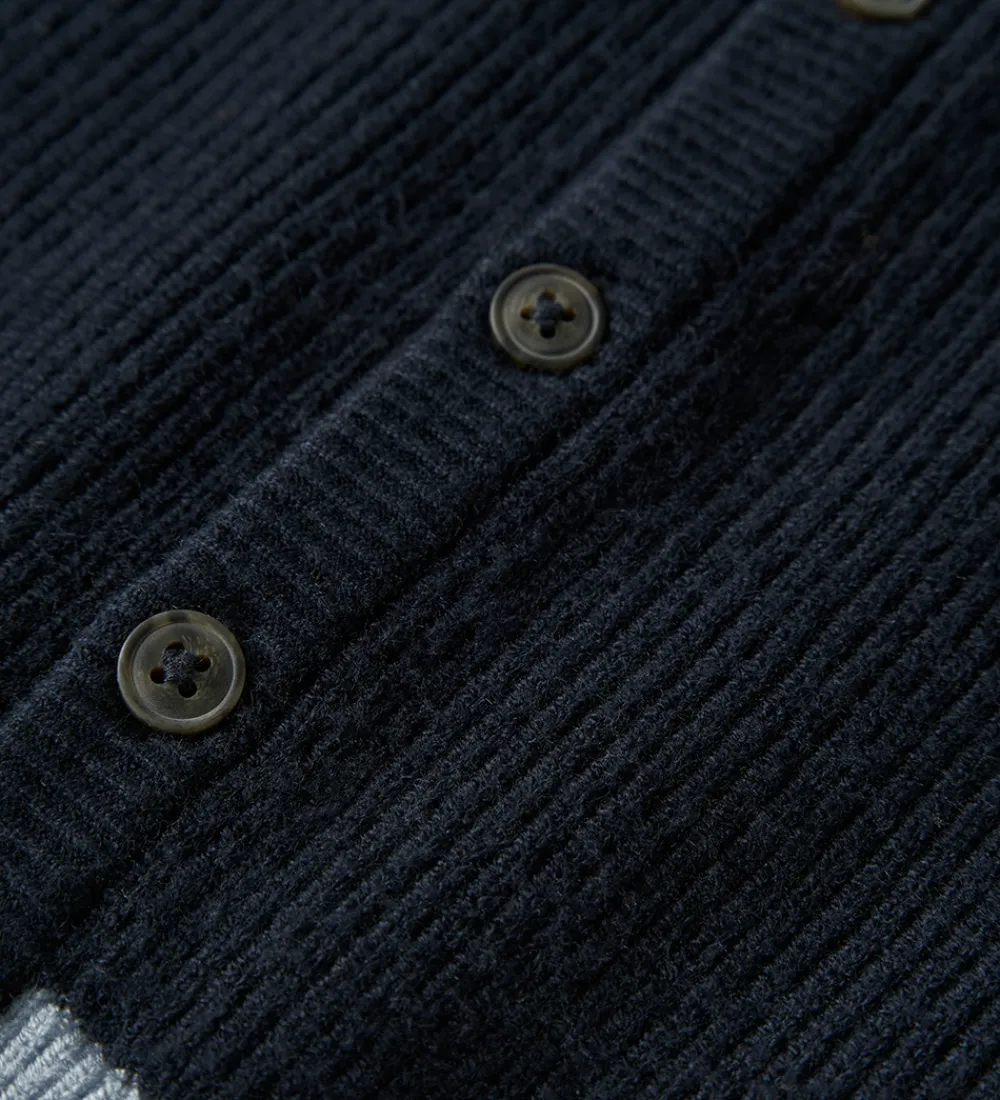 Name It Cardigans*Cardigan - Strik - Viskoseblanding - NbmSand - Navy Blaz