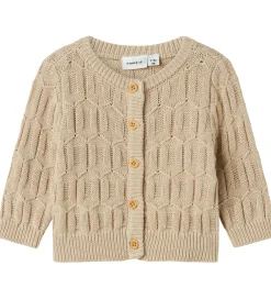 Striktrøjer-Name It Cardigan - Strik - NbnLomma - Peyote
