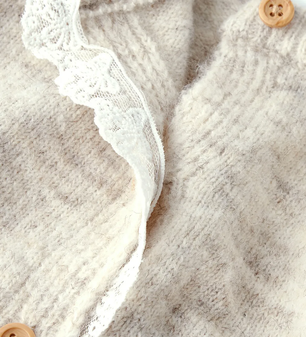 Cardigans-Name It Cardigan - Strik - NbfRikimmi - Peyote Melange